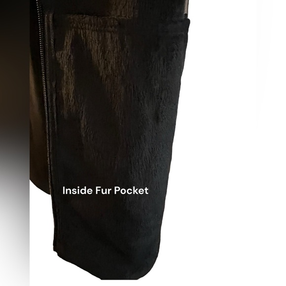 Free Country Fur Lined Hooded Soft Shell Jacket Women’s XL/XG Size 16 Black - Picture 8 of 10